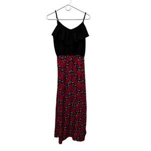 Indulge Women size  Large Maxi Dress Sleeveless Aztec‎ Print APX-C